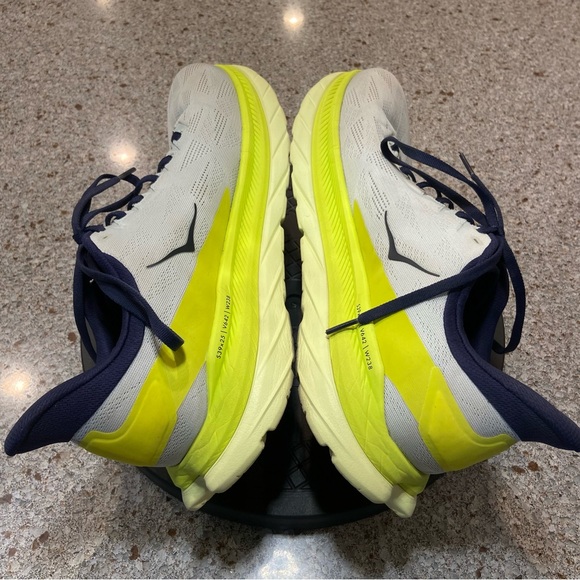 Hoka One One Mach 4 Lime Blue/gray Black F27220K Men’s Size 12D - Picture 5 of 7